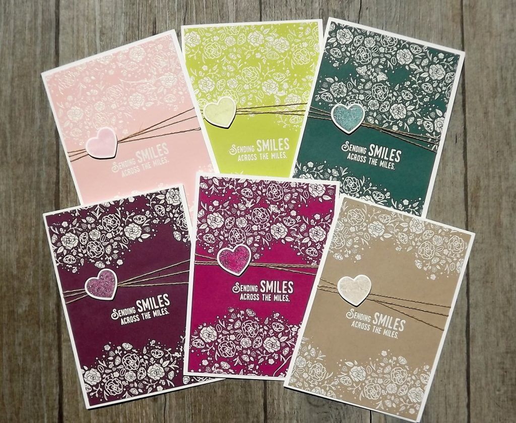Wood Words cards, Stampin' Up!