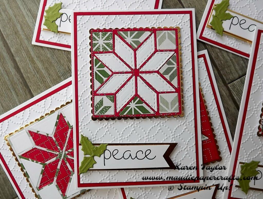 Stampin' Up! Christmas Quilt 