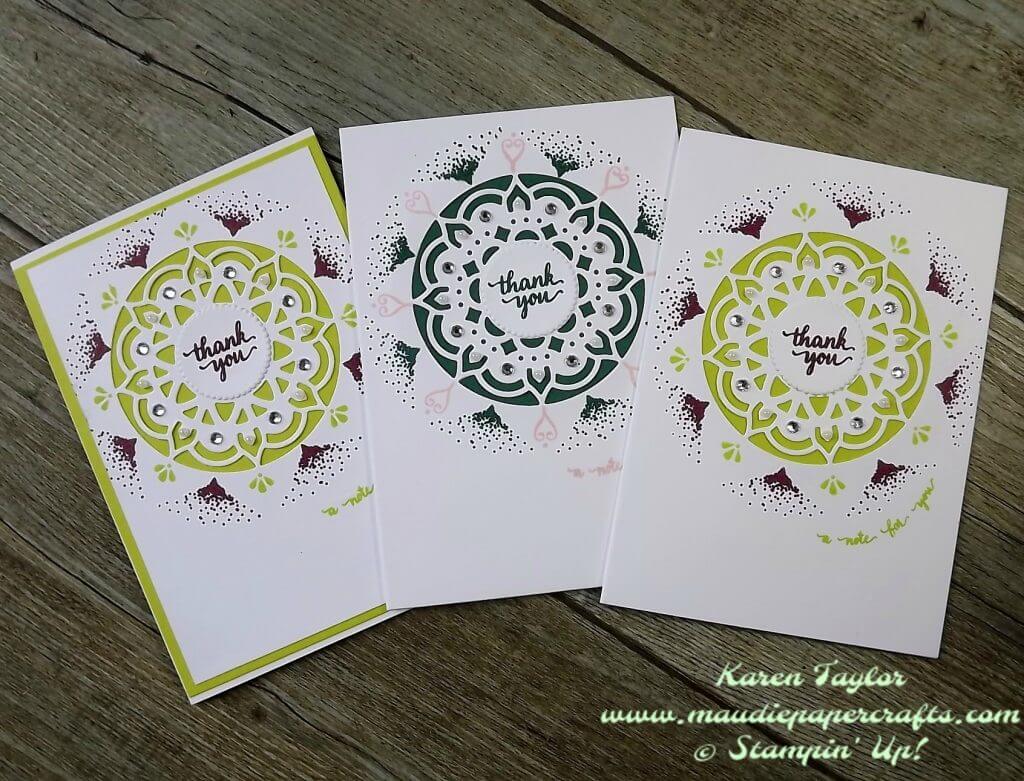 Stampin' Up! Eastern Beauty cards