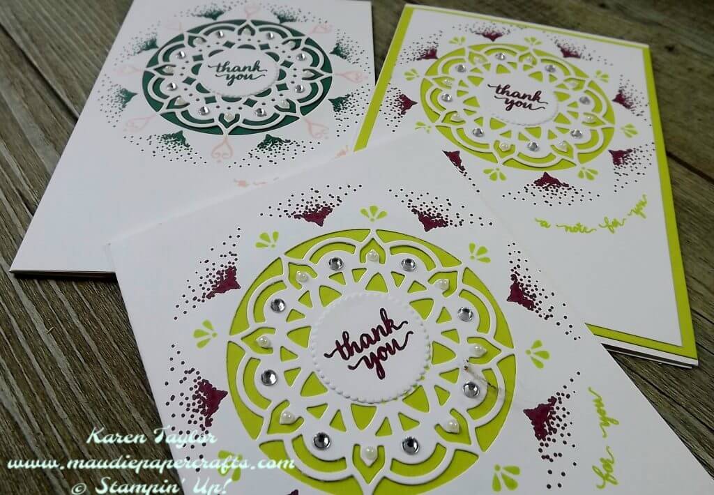 Stampin' Up! Eastern Beauty cards