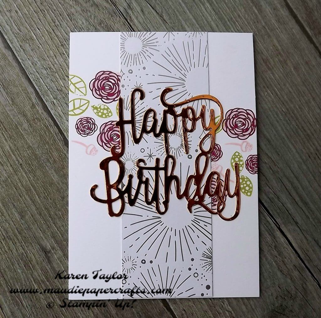 Stampin' Up! Happy Birthday Gorgeous 