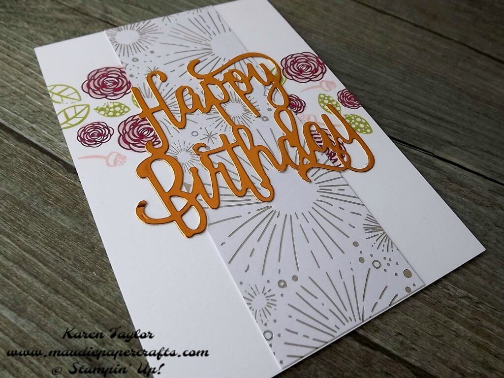 Stampin' Up! Happy Birthday Gorgeous 