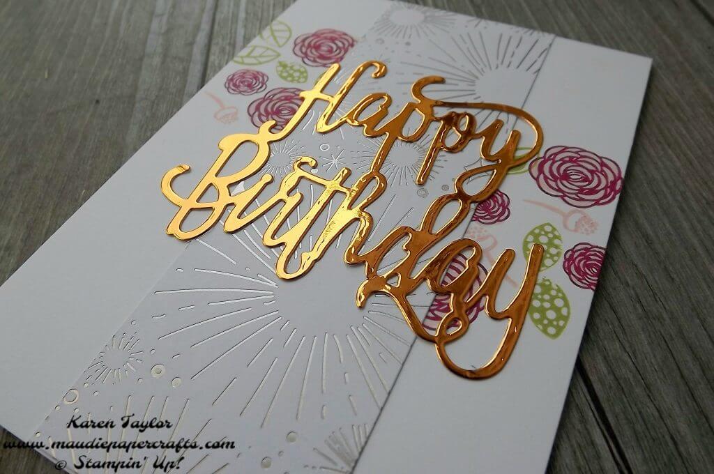 Stampin' Up! Happy Birthday Gorgeous 