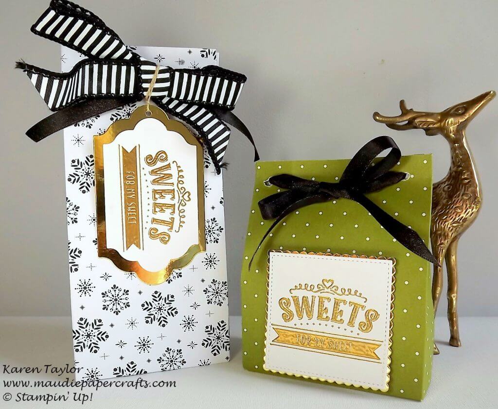 Stampin' Up The Little Things gift bags 