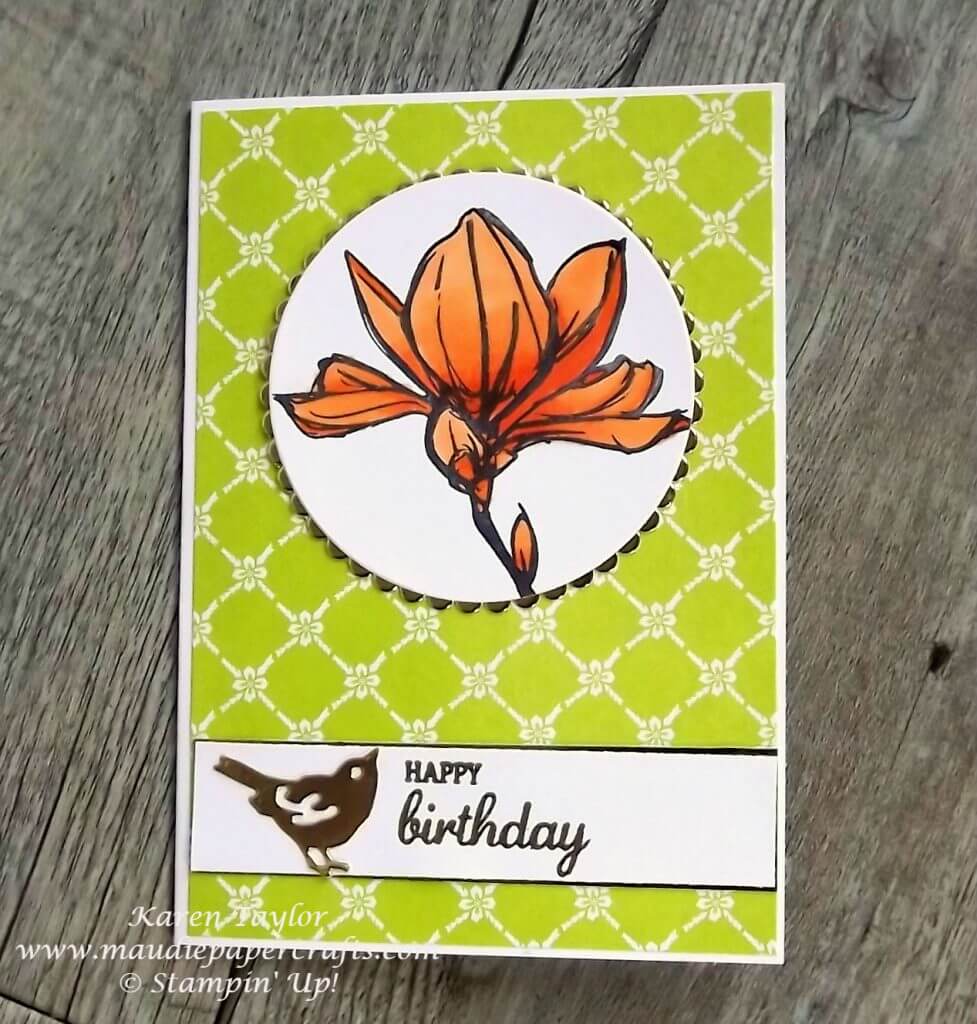 Stampin' Up! Remarkable You card with Blends pens