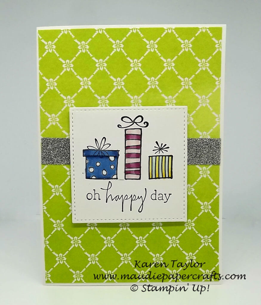 Stampin' Up! Happiest of Days birthday card 