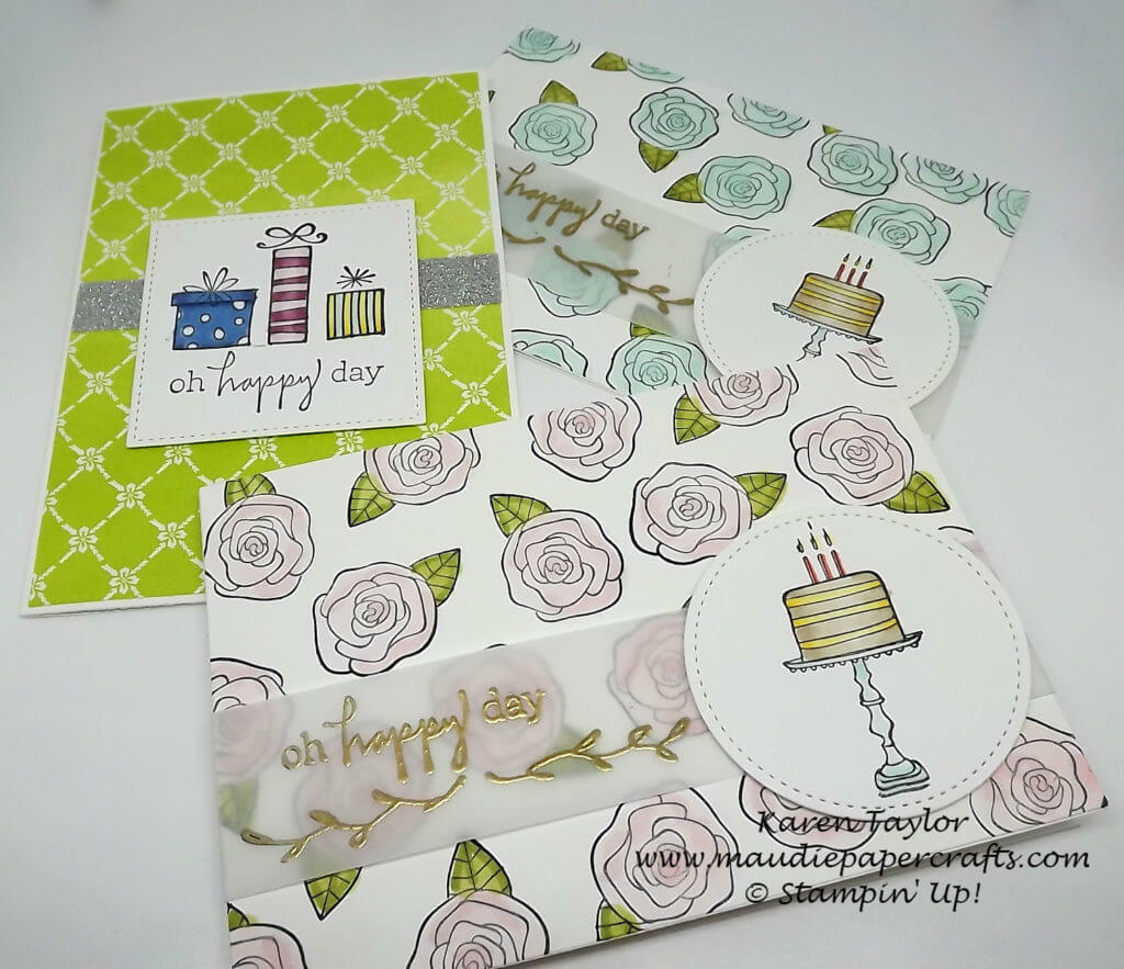 Stampin' Up! Happiest of Days birthday card 