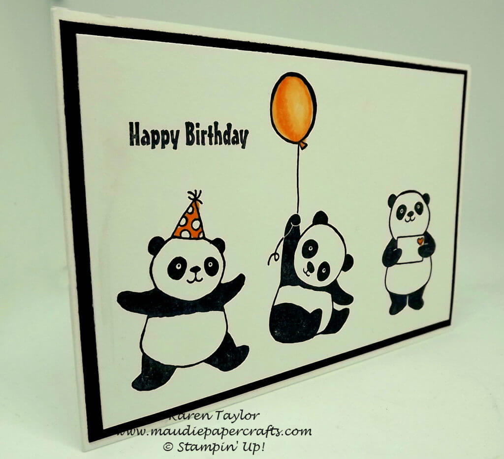 Stampin' Up! Sale-a-bration Panda card 