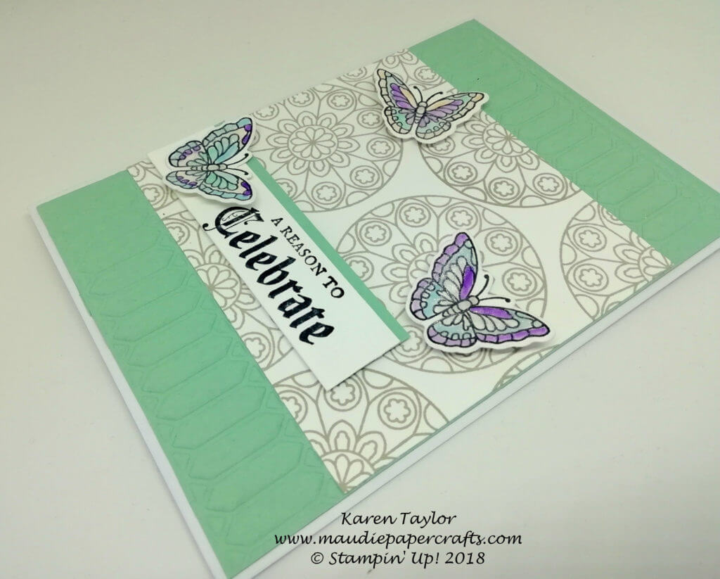 Stampin' Up! Painted Glass card 