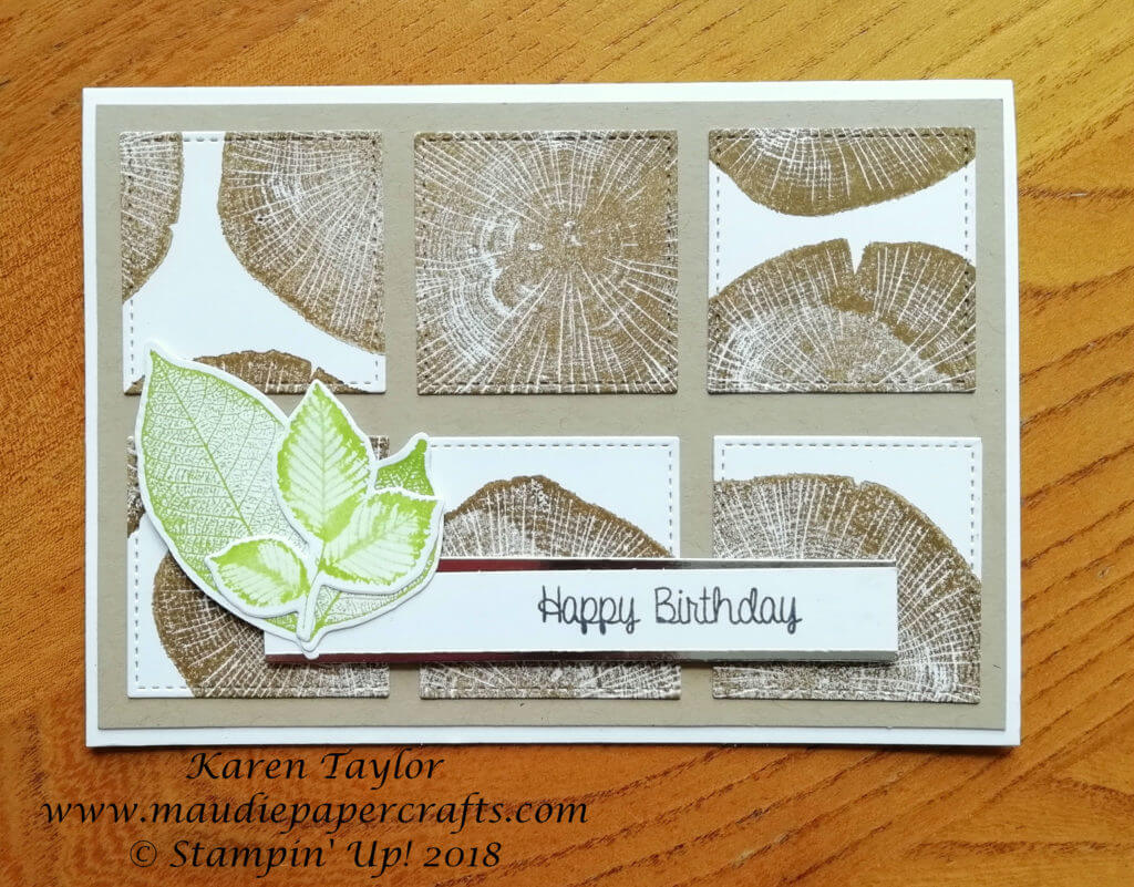 Stampin' Up! Rooted in Nature card 