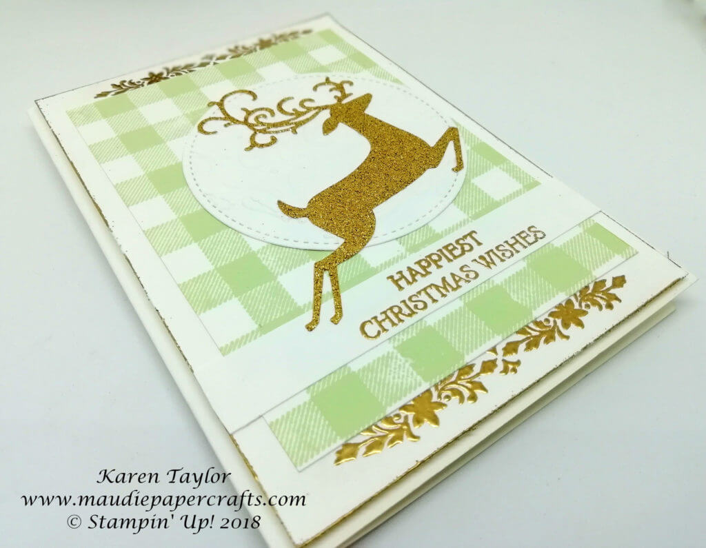 Stampin' Up! Dashing Deer card